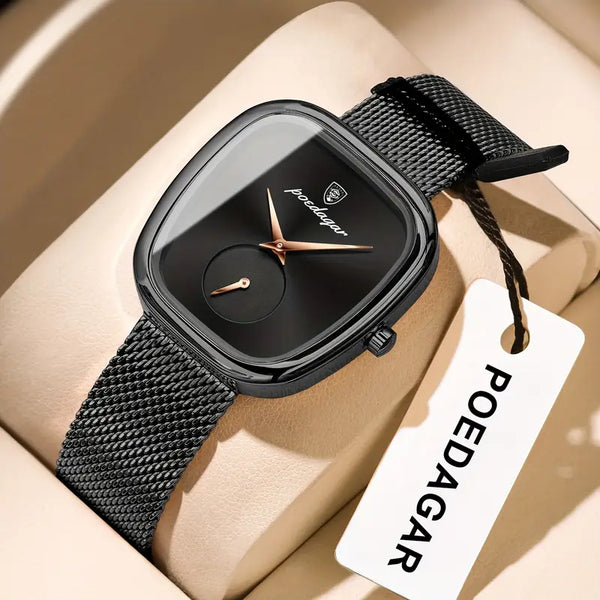 Damenuhr mit Edelstahlarmband. Gold oder Silber.