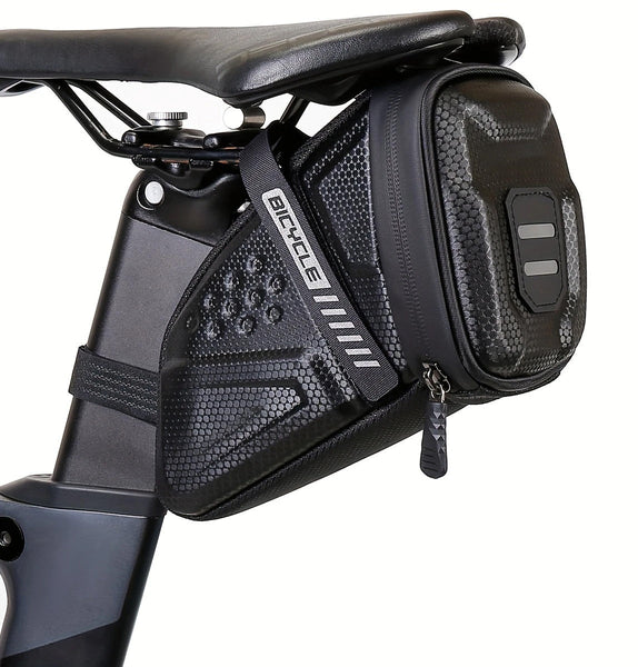 Fahrradsatteltaschen, leicht und robust. – 1 L. und 2,5 L. aus Hartschalenmaterial für maximalen Schutz.