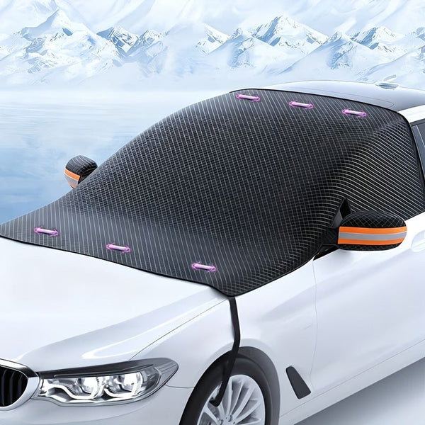 Anti-Frost- und Schneedecke für Fahrzeuge – magnetischer Windschutzscheiben-Schutz, für PKW, SUV, Geländewagen, Limousinen, Van, kleine LKW