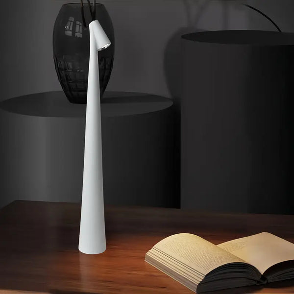 Moderne, kabellose 45 cm hohe LED-Tischlampe mit Touch-Steuerung