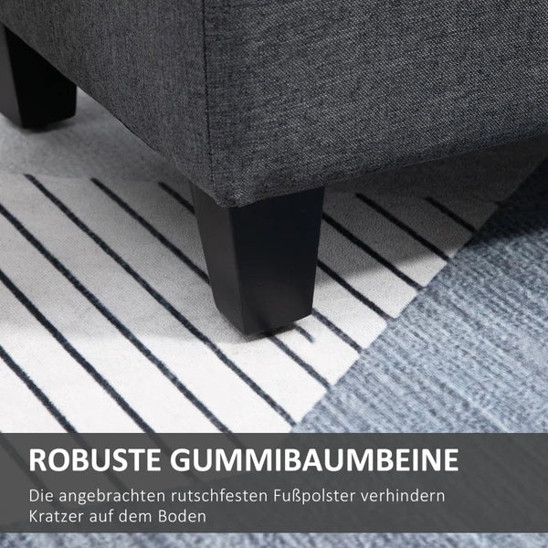 Sitzbank Polsterbank mit Stauraum Truhenbank Flur Schlafzimmer Wohnzimmer, diverse Farben. 100 x 40 x 44 cm