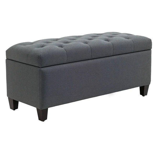 Sitzbank Polsterbank mit Stauraum Truhenbank Flur Schlafzimmer Wohnzimmer, diverse Farben. 100 x 40 x 44 cm