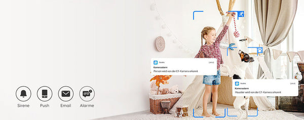 Reolink E1  – Smarte 3MP WLAN Internet Innenkamera mit Personen- & Haustiererkennung