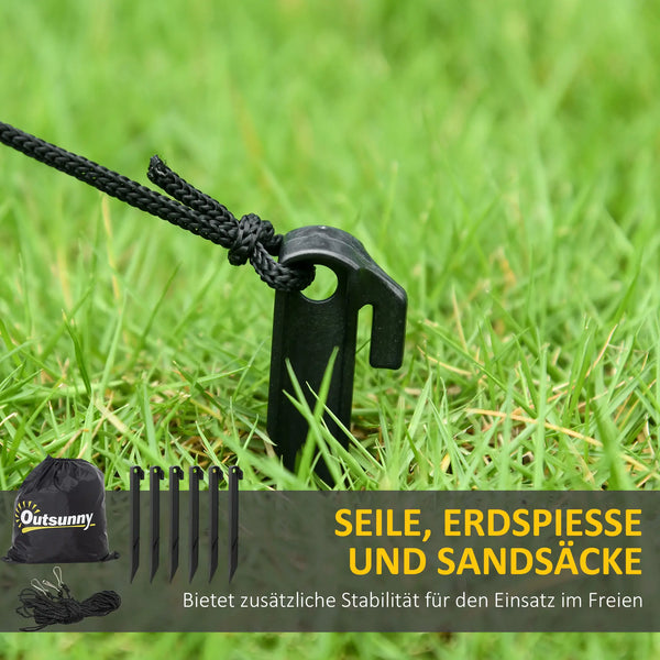 Aufblasbare Halloween-Dekoration – Aufblasbarer Sensemann mit LED-Beleuchtung, 180 cm)