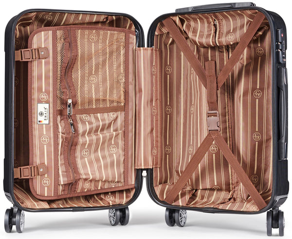 Luxus Handgepäck Koffer Trolley. Besonderheit: Extrem stabil aus Polycarbonat. Kein ABS.