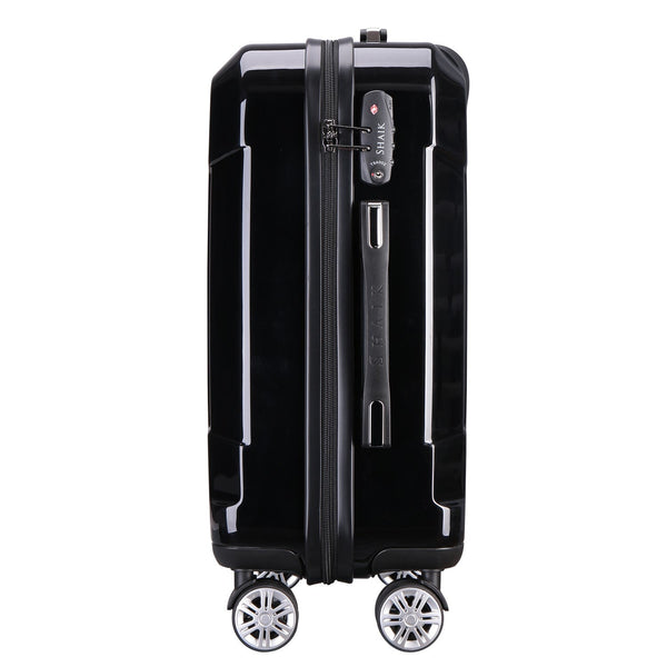 Luxus Handgepäck Koffer Trolley. Besonderheit: Extrem stabil aus Polycarbonat. Kein ABS.