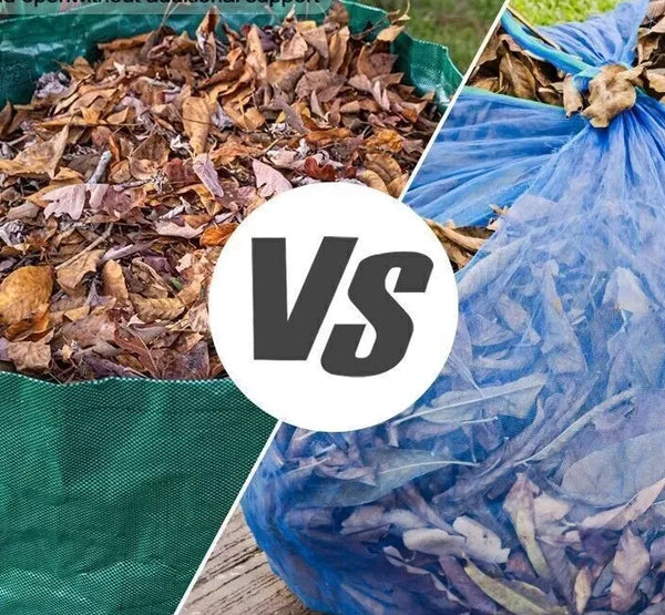 Doppelpack: 500 Liter Gartenabfallsack XXL. Gartentasche Riesiger Laubsack