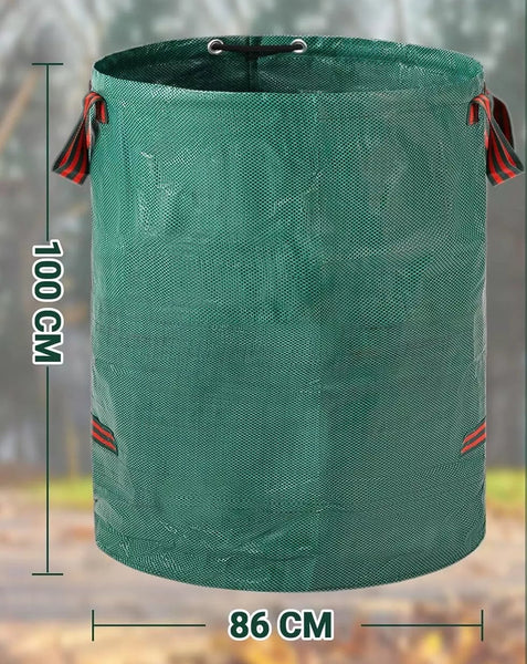 Doppelpack: 500 Liter Gartenabfallsack XXL. Gartentasche Riesiger Laubsack