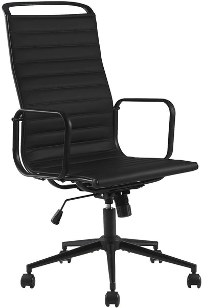 Bürostuhl NELSON, Leder schwarz