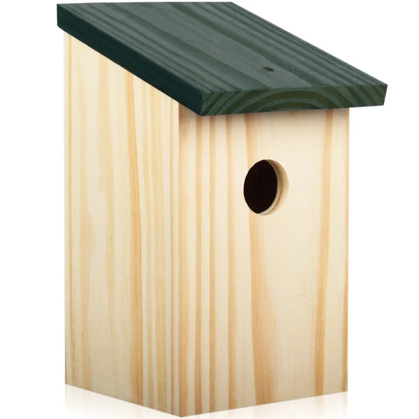 Hochwertige 4x Vogelhäuser aus Massivholz – Sicherer Nistplatz für heimische Gartenvögel