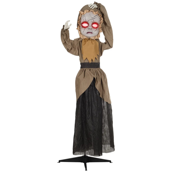 Halloween animierte Geisterpuppe 160 cm mit Spezialeffekten und Soundfunktion