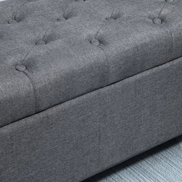 Sitzbank Polsterbank mit Stauraum Truhenbank Flur Schlafzimmer Wohnzimmer, diverse Farben. 100 x 40 x 44 cm