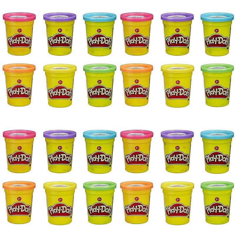 24x Hasbro - Play-Doh Regenbogenfarben