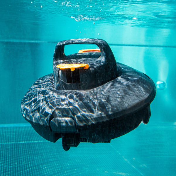 Neuer starker kabelloser Akku-Poolreiniger-Roboter. 110 Minuten Laufzeit.