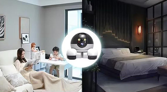 WLAN-Roboterkamera mit KI, Zwei-Wege-Audio & App-Steuerung für Zuhause. (Kinder, Haustiere, Senioren etc.)