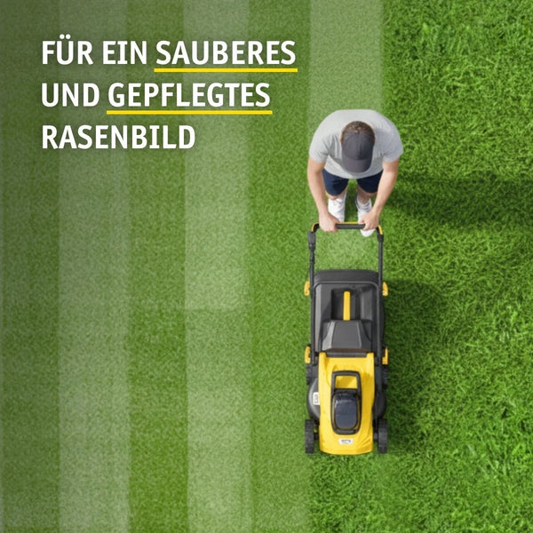 Sonderposten: Akku-Rasenmäher 20 V inklusive Akku & Ladegerät | Brushless | 33 cm | Mulchfunktion