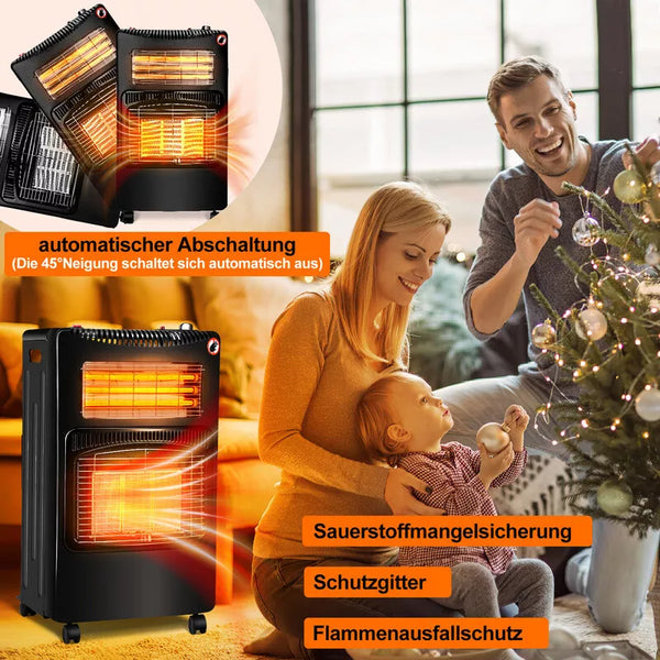 Gasheizofen – Effizient, mobil und leistungsstark. 4200 Watt!