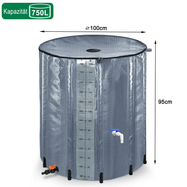 Regentonnen. 200-750 Liter. Warum zahlen, wenn Wasser gratis vom Himmel kommt?