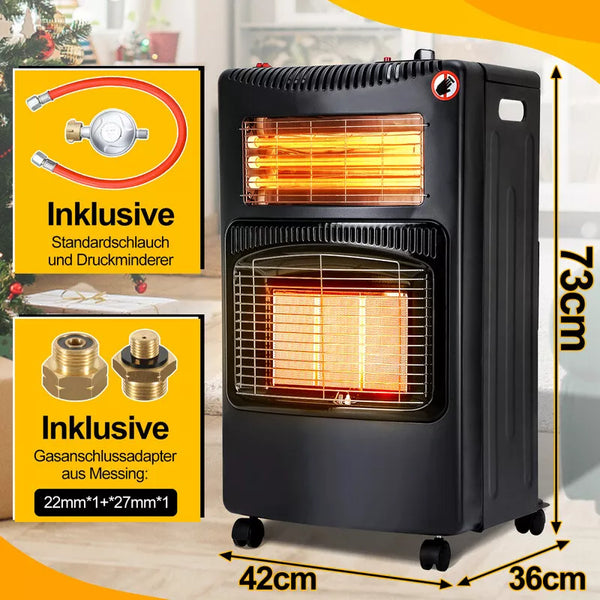 Gasheizofen – Effizient, mobil und leistungsstark. 4200 Watt!