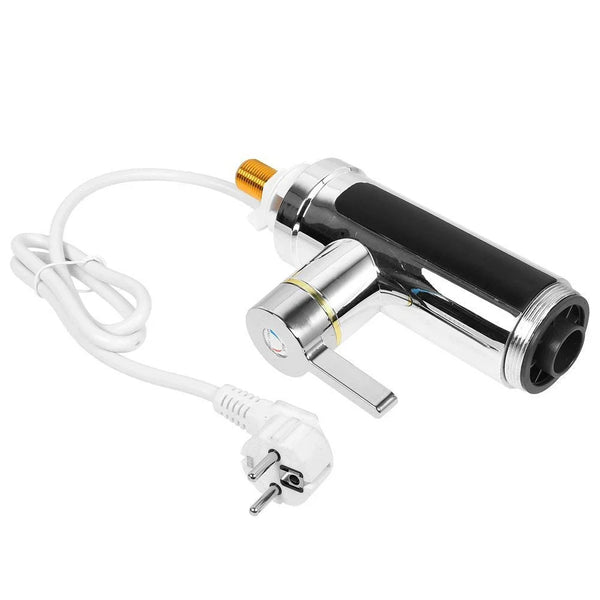 Wasserhahn Flxibel Armatur mit Durchlauferhitzer mit LED-Anzeige. Komplette 3000W Armatur mit Stromanschluss.