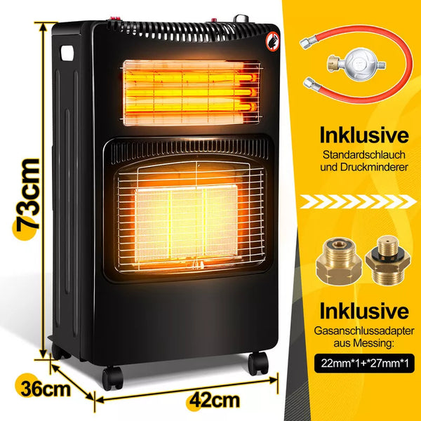 Gasheizofen – Effizient, mobil und leistungsstark. 4200 Watt!