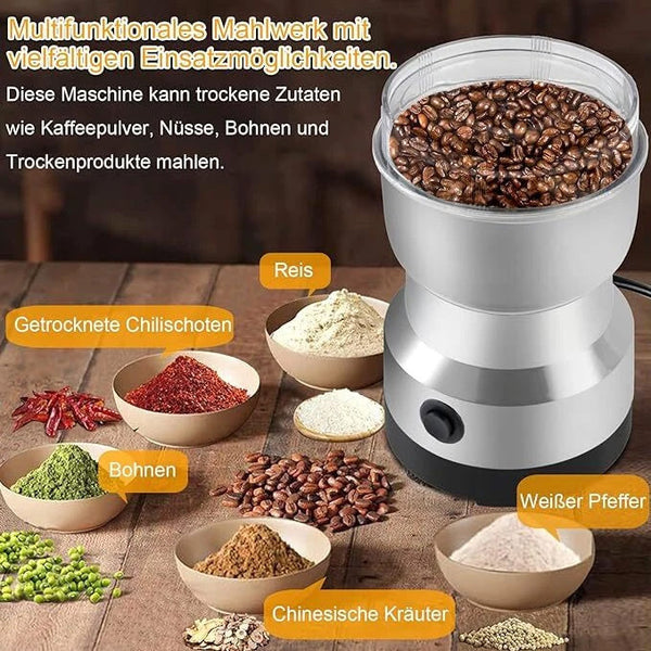 Elektrische Kaffeemühle. Kompakt, leistungsstark und präzise. 200 Watt