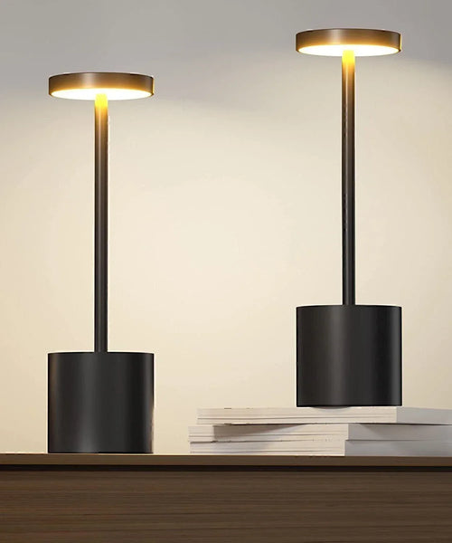 LED Tischlampe. Lampe mit Dimmung. Akkubetrieb. Nachttisch, Gartentisch. Exklusiv. Touch-Funktion