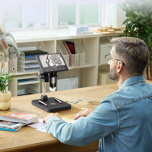 Digitales Mikroskop 1000X USB 4,3" LCD-Bildschirm