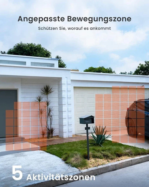 Überwachungskamera kabellos (Akku) Internet WLAN 2K mit 3 MP Megapixel mit Akkubetrieb