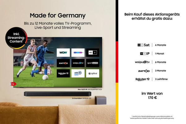 Samsung 43 Zoll 4K Fernseher – Riesiges Heimkino für Ihr Zuhause. 1,09 Meter
