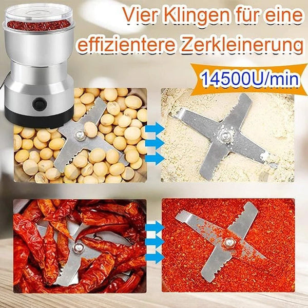 Elektrische Kaffeemühle. Kompakt, leistungsstark und präzise. 200 Watt