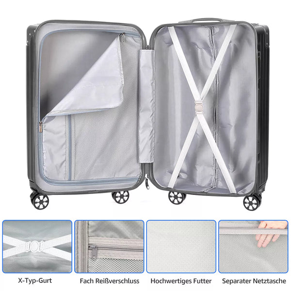 Mint Candy Style Business Kofferset! 4-tlg. Komplettpreis. Sonderposten.
