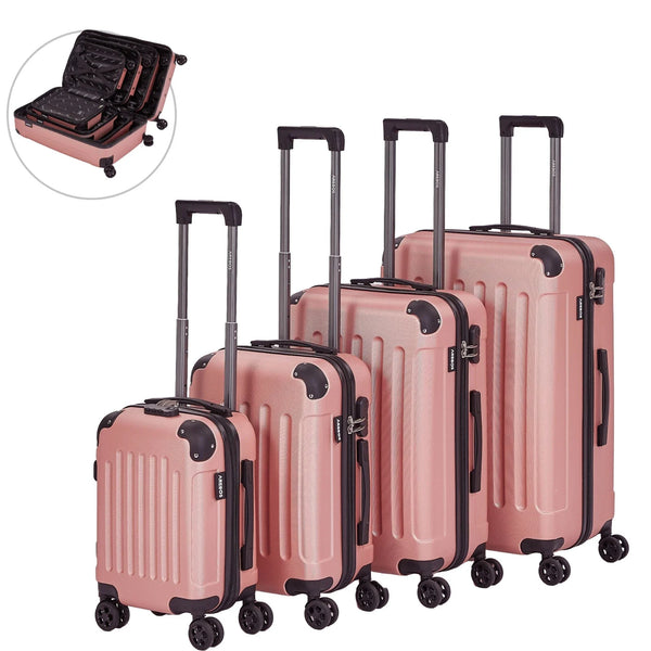 Kofferset (2026) 4-teilig komplett. Hartschalenkoffer. Reisekoffer. Komplettset.
