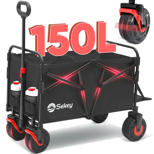 Bollerwagen Faltbar Gartenwagen Handwagen Strandwagen Klappbar Transportwagen