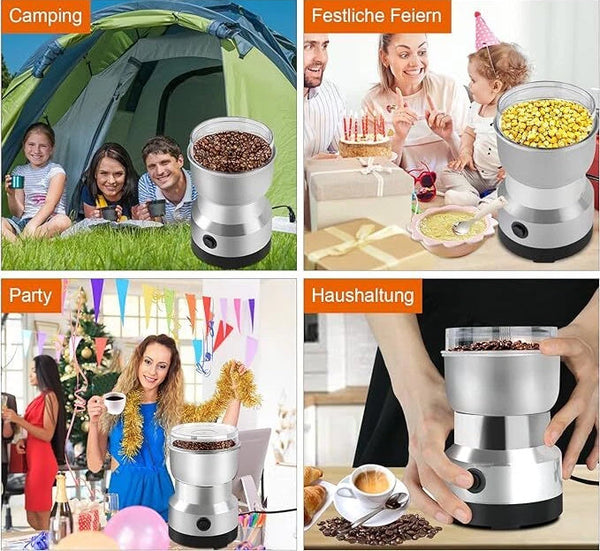 Elektrische Kaffeemühle. Kompakt, leistungsstark und präzise. 200 Watt