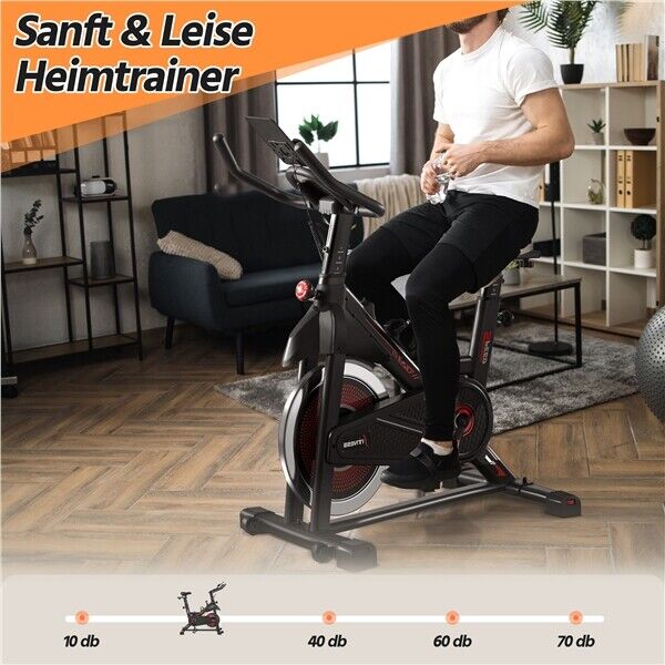 Heimtrainer Fitnessbike für effektives Fitnesstraining. Cardiotrainer. Indoor-Bike.