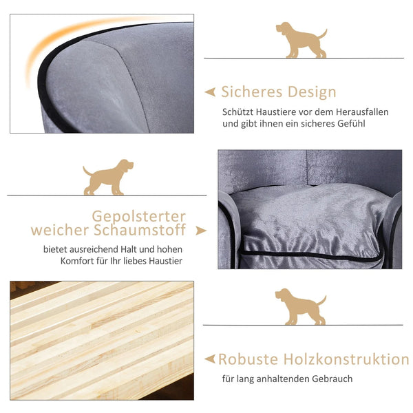 Hundesofa Katzensofa Premium - Komfort und Stil.