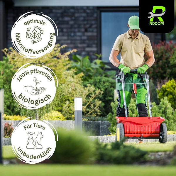 Rasendünger Herbst spezial. Kaliumreich, staubarmes Granulat. Bio-Rasendünger. 3kg,7kg, 20kg.