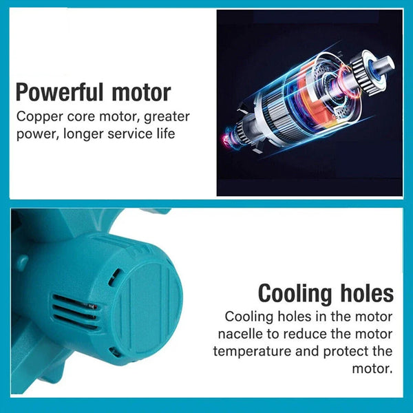 Akku Turbinen Laubbläser. Neues Modell. Ultra stark und mega preiswert