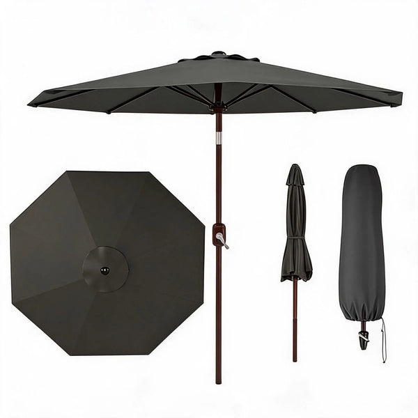 Sonderposten: Sonnenschirm Durchmesser Ø 270cm. UV-Schutz UPF50. knickbar. Höhe 236 cm.