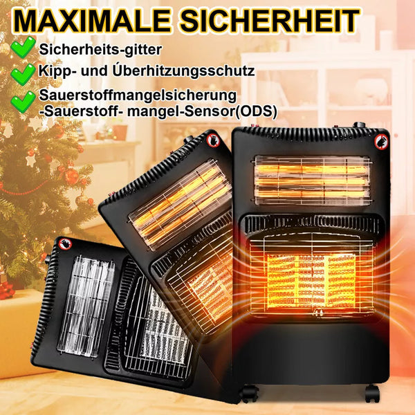 Gasheizofen – Effizient, mobil und leistungsstark. 4200 Watt!