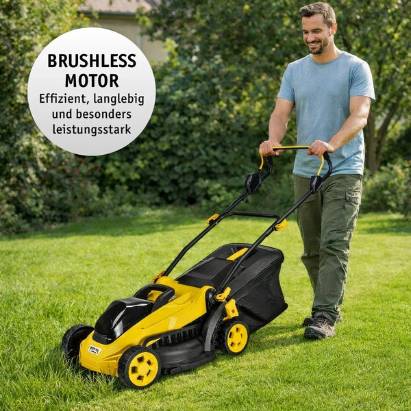Sonderposten: Akku-Rasenmäher 20 V inklusive Akku & Ladegerät | Brushless | 33 cm | Mulchfunktion