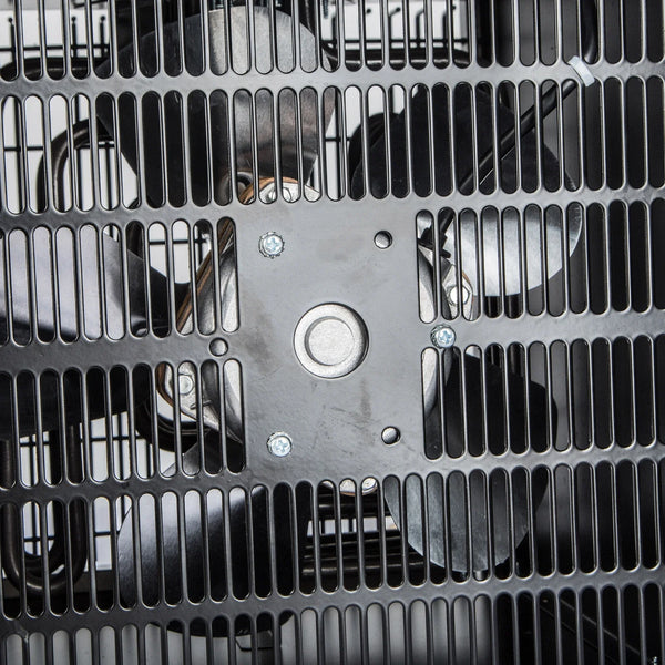 Elektrischer 3000 Watt Heizlüfter 2 Heizstufen schwarzes Gehäuse. Thermostat.