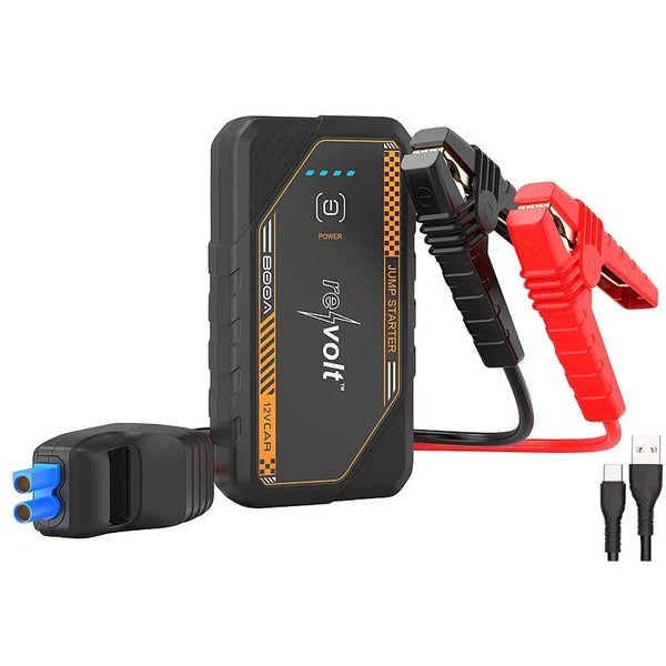 Kfz-Starthilfe startet Ihr Auto zuverlässig bei leerer Batterie! 7.200 mAh, 800 A Peak, 12 Volt, mit heller LED-Leuchte.