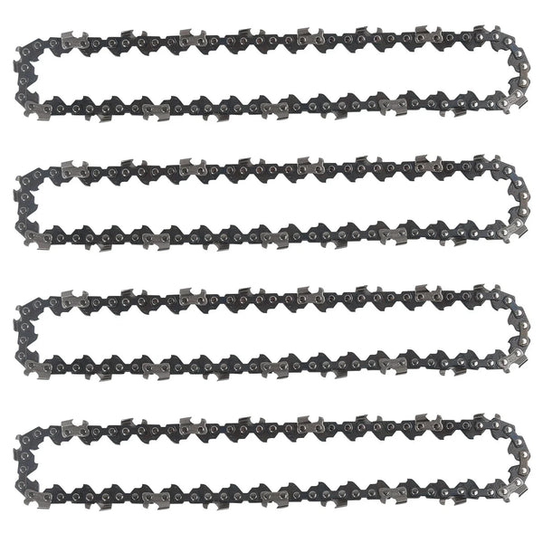 4x Ersatzketten 6 Zoll Sägeketten zu Mini-Akku-Kettensäge