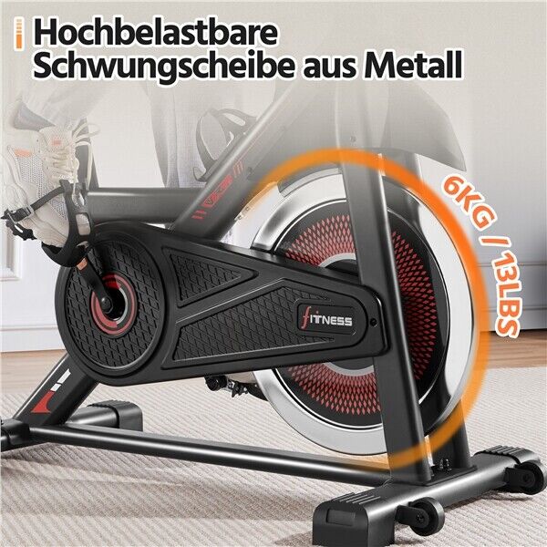 Heimtrainer Fitnessbike für effektives Fitnesstraining. Cardiotrainer. Indoor-Bike.