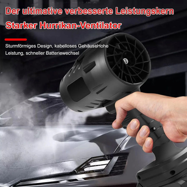 Black Edition Akku-LaubbläserBläser Pistolen-Laubbläser Extrempower mit bis zu 210 km/h. 2 Akus
