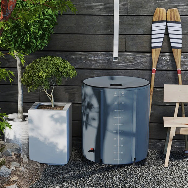 Regentonnen. 200-750 Liter. Warum zahlen, wenn Wasser gratis vom Himmel kommt?