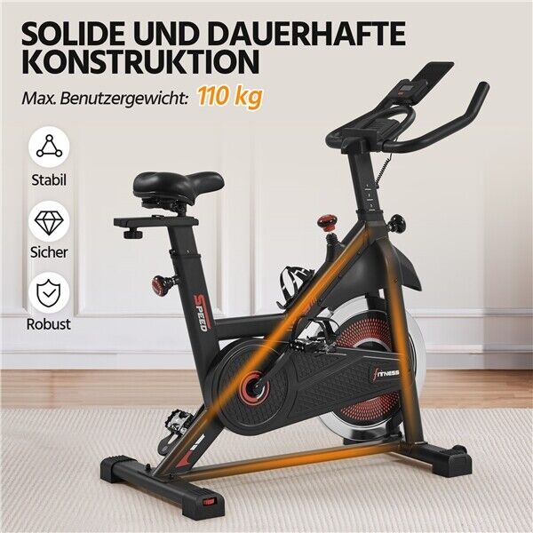 Heimtrainer Fitnessbike für effektives Fitnesstraining. Cardiotrainer. Indoor-Bike.