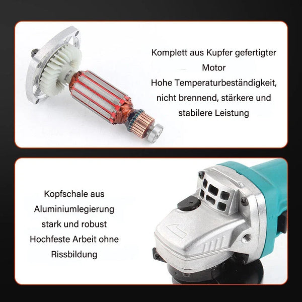 Kraftvoller Winkelschleifer 125 mm – 710 Watt für Werkstatt und Heimwerker